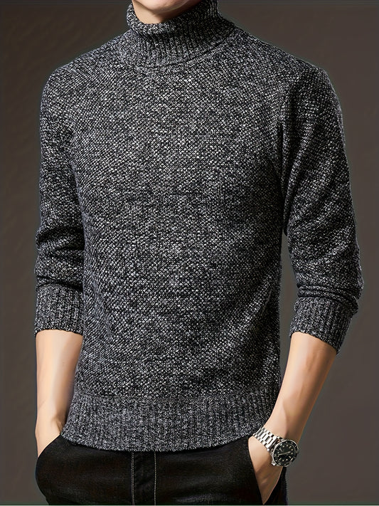 Knitted turtleneck sweater 