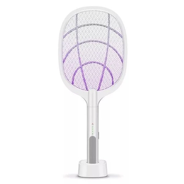 Electric fly swatter/lamp 