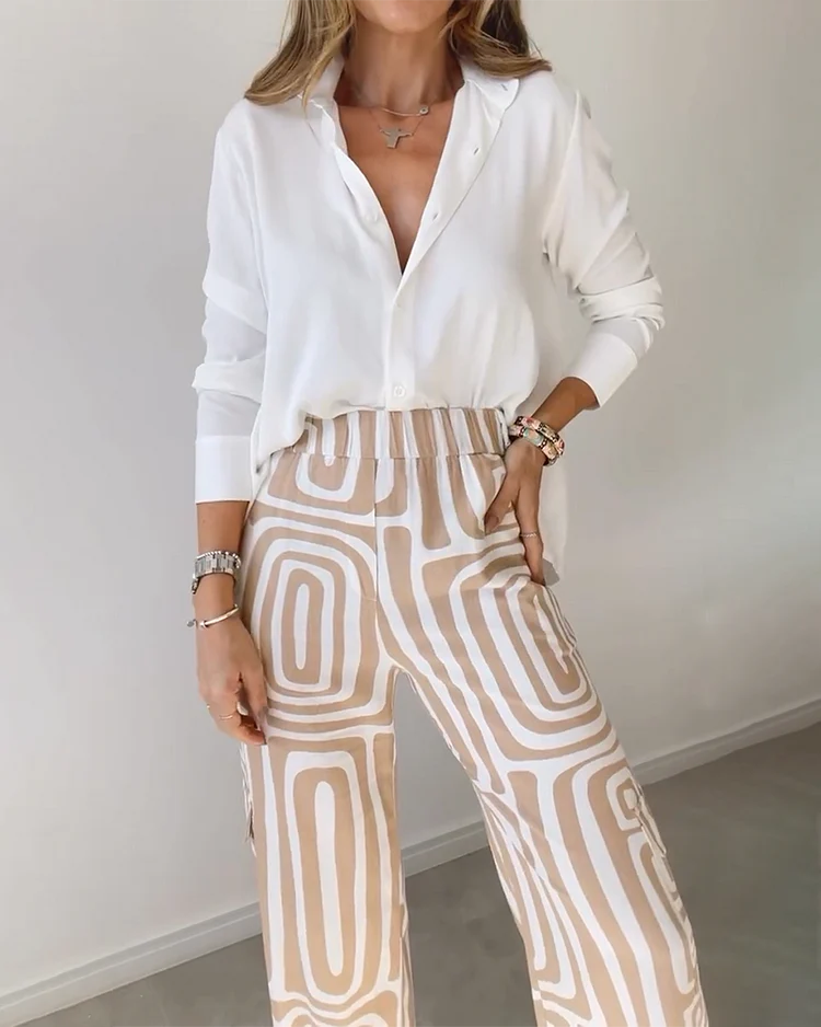 Trousers - incl. Free blouse