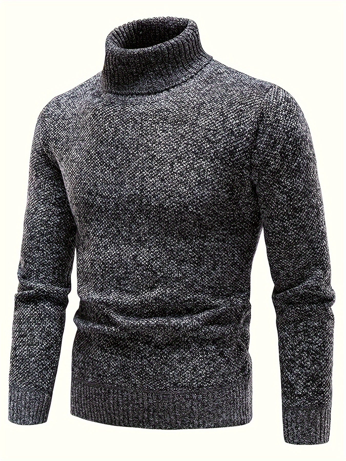 Knitted turtleneck sweater 