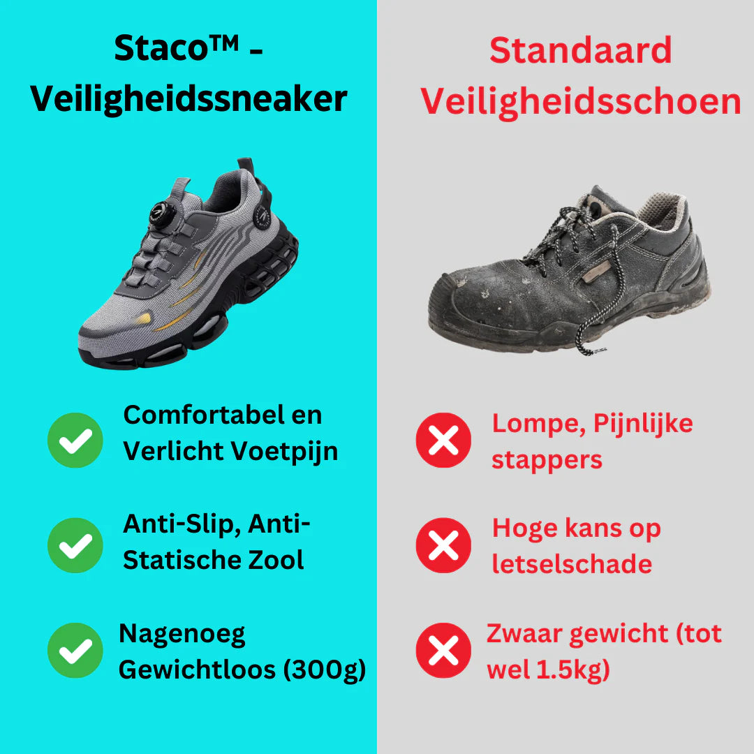 Werkschoenen met draaibare gesp - Unisex