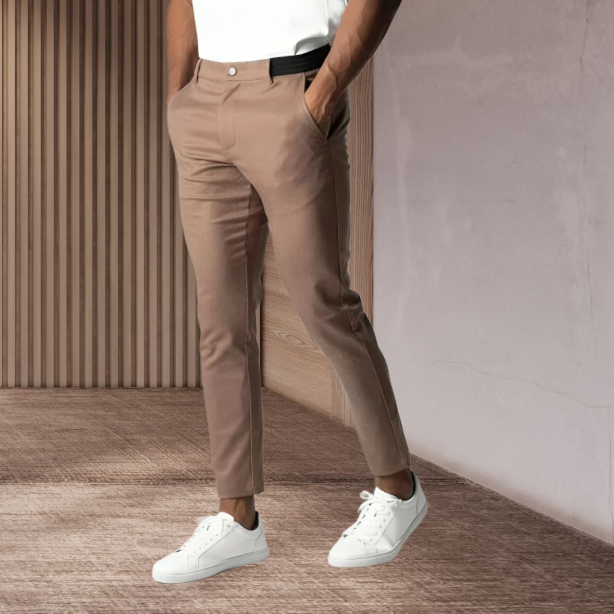 Heren stretchy Chinos