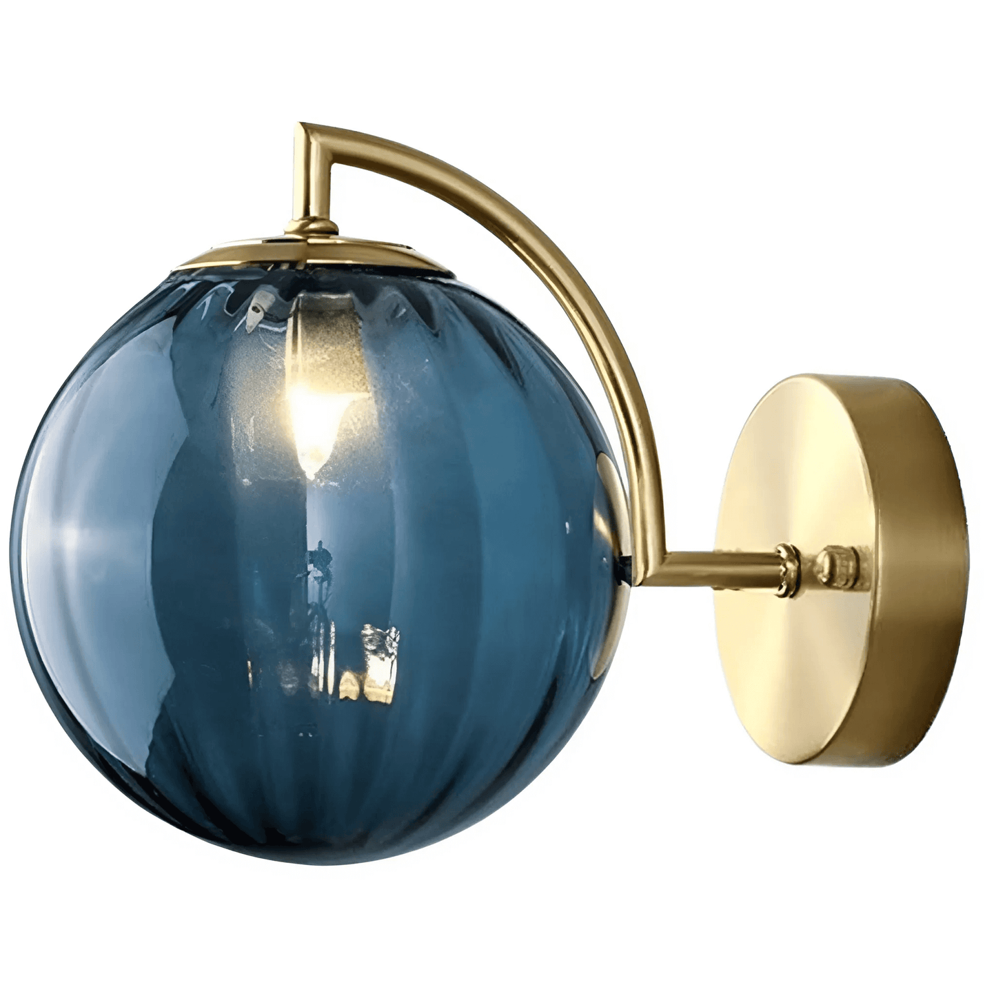 !! Round glass wall lamp 