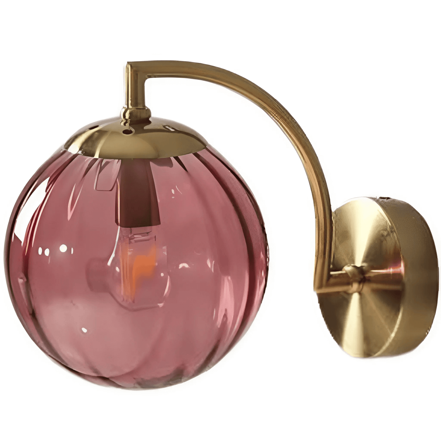 !! Round glass wall lamp 