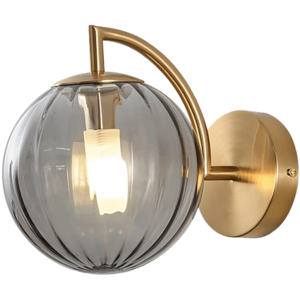 !! Round glass wall lamp 