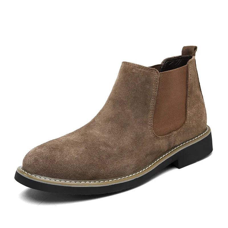 Chelsea boots met zool detail