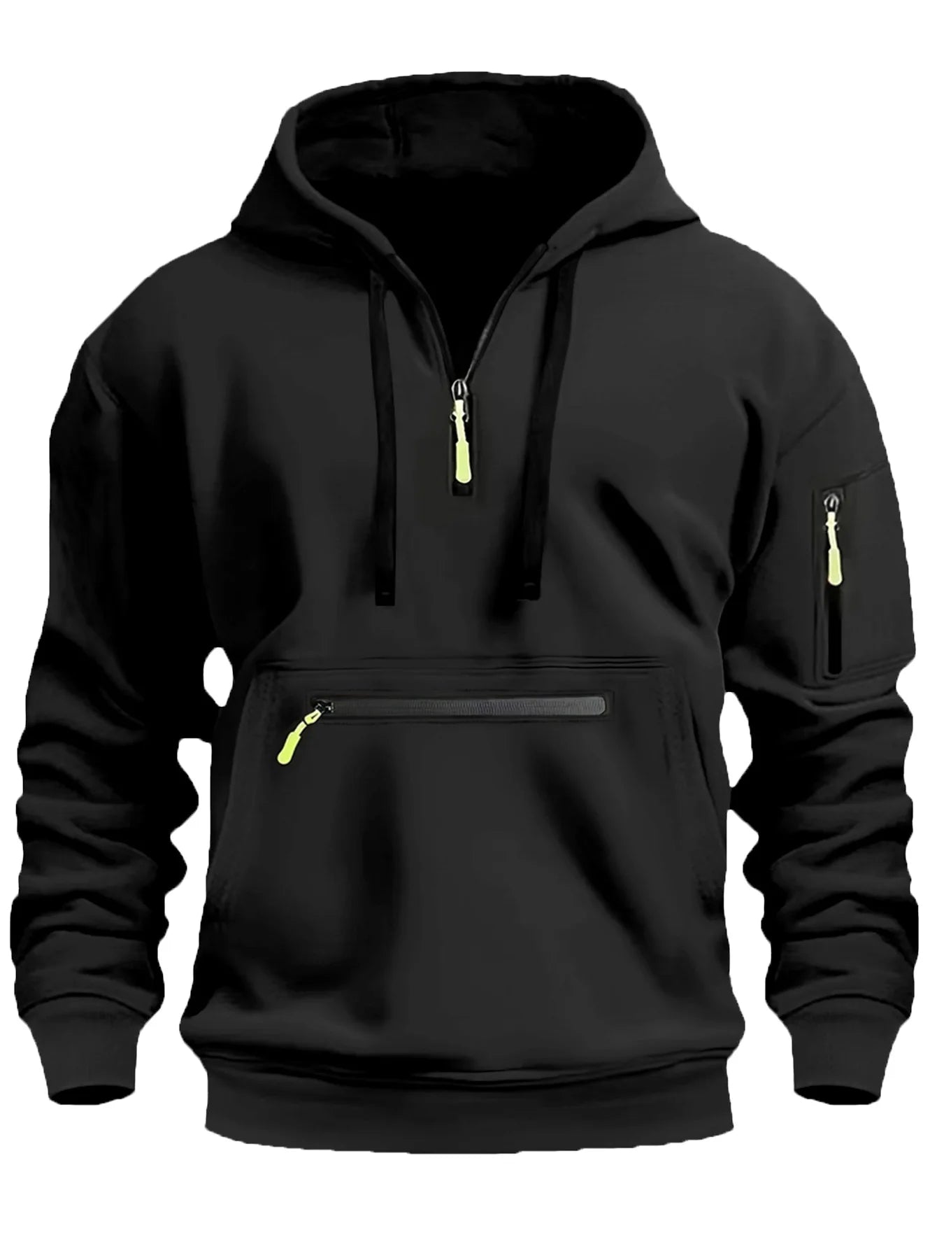 Trendy zipper hoodie