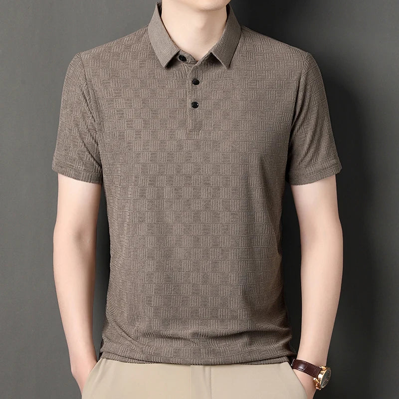 Luxury Quality poloshirt met patroon