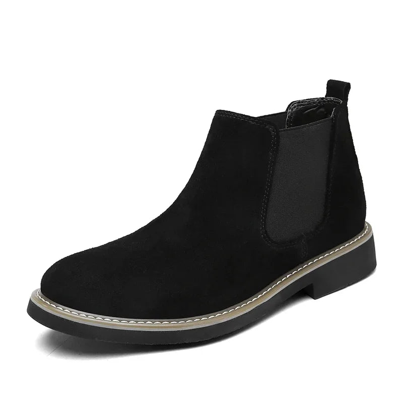 Chelsea boots met zool detail