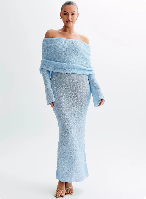 Aliya - Knitted maxi dress