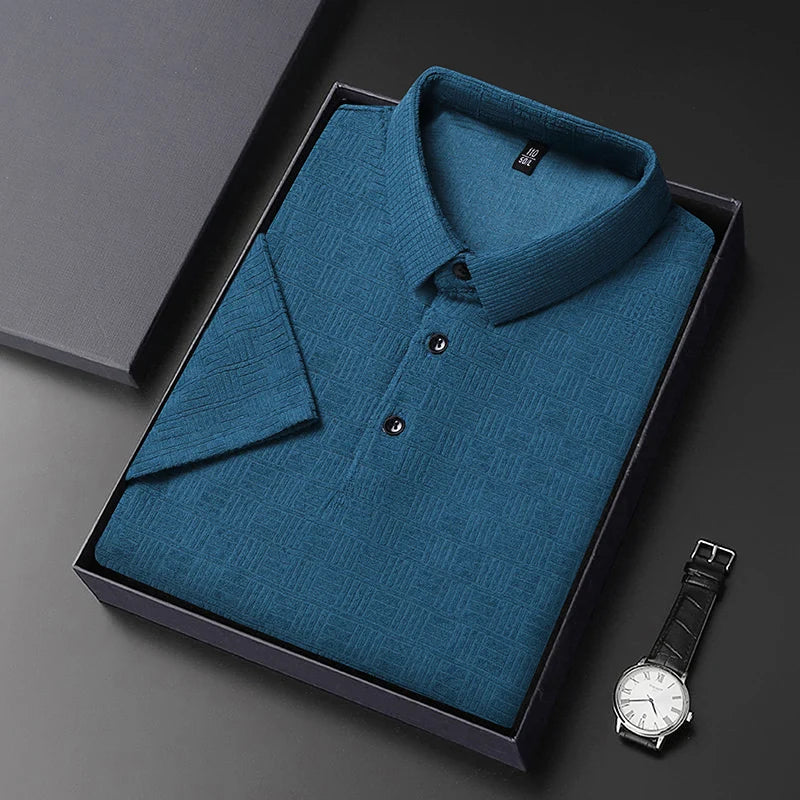 Luxury Quality poloshirt met patroon