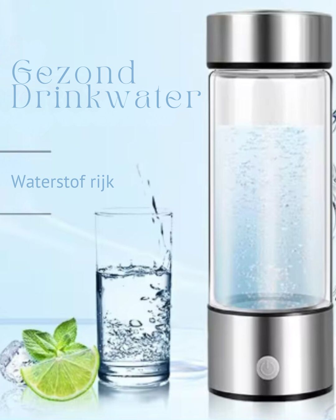 Electric Hydrogen Rich Water Cup - Antioxidant 